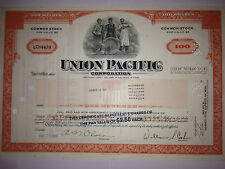 Union Pacific Railroad Corporation authentic collectible stock certificate