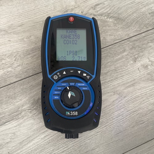 Kane 358 flue gas analyser - kane,