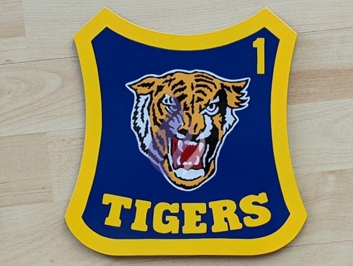 Sheffield tigers 1980 hand - tigers, cut