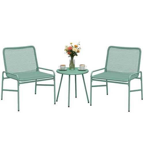 Outsunny rattan bistro - rattan, set