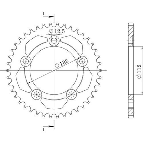 Aluminum crown step 525 z - crown,