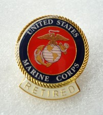 P1 U.S. United States Marine Corps Military pin badge Retired FREE UK POST OFFER