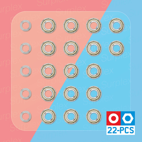 Ball bearing kit hop - 22-pc,