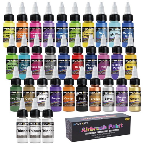 Airbrush paint colors with - paint, 30