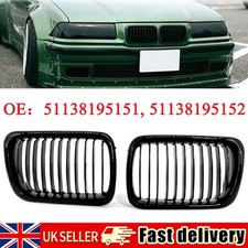 Gloss Black Front Kidney Grill