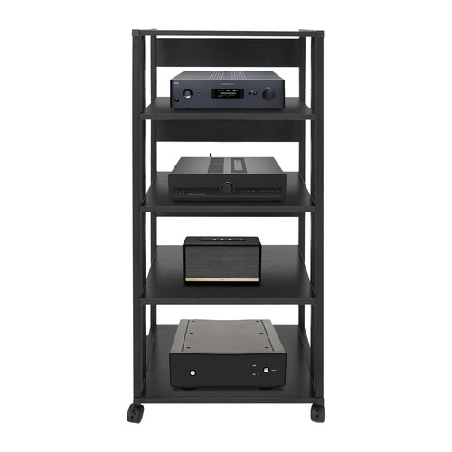 Tier media stand corner - av,