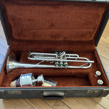 Vintage F.E. Olds Special 1978 Trumpet w/ Mouthpieces Mute Case Silver Finish