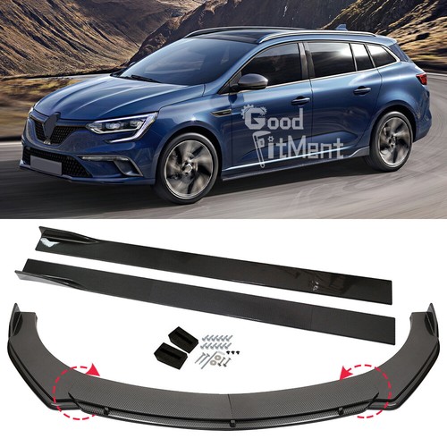 Carbon look front bumper - look,