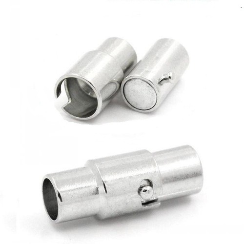Silver tone magnetic clasps - clasps,