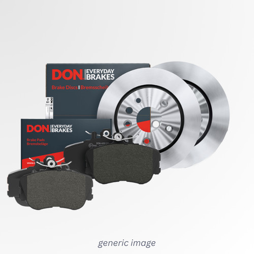Don front brake discs pads - don, &
