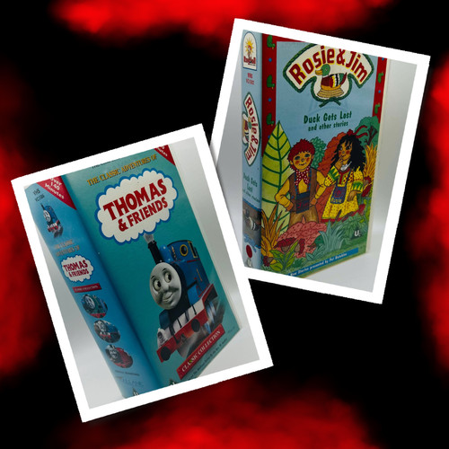 Children vhs video tapes - video,