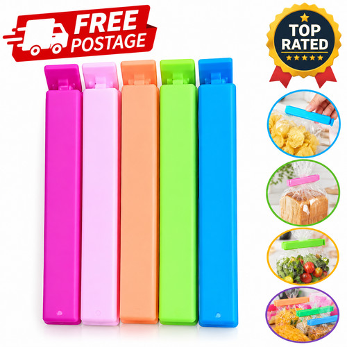 10x food bag clips - 10x,