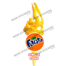 Ice cream van sticker Fanta