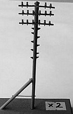 2 Telegraph poles F180