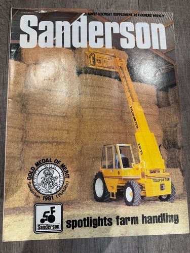 Vintage sanderson telehandler - vintage,