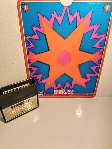 Vectrex bedlam cart with - vectrex,