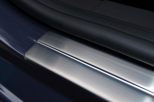 Chrome door sill trim covers - chrome,