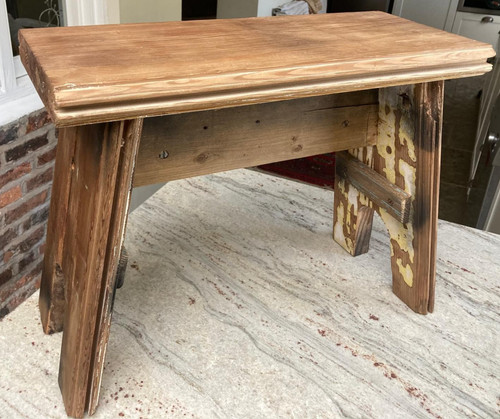 Vintage wooden milking stool - vintage,