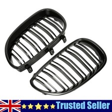 2x Gloss Black Front Hood