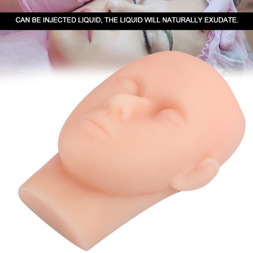 Silicone head mannequin - silicone,