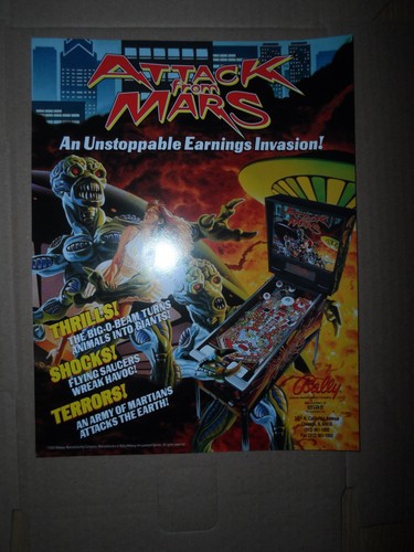 Attack from mars pinball - attack,