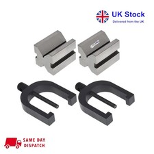 Precision Engineers Vee Blocks Clamp Set - V Block Matched Pair  1-5/8'' x 1-1/4