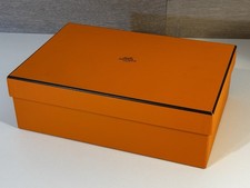 Authentic HERMES Paris Empty Scarf Storage Box With Tissue Paper, Lid 27x18x9 cm