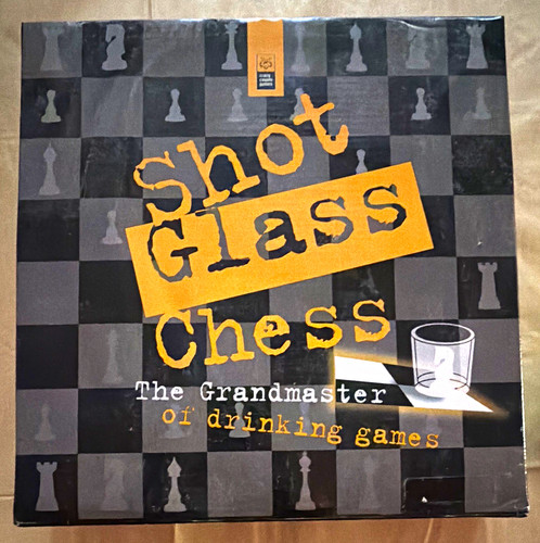 Shot glass chess clear - glass,