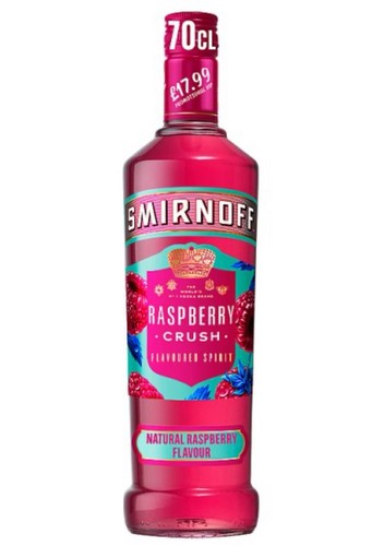Smirnoff raspberry crush vodka - smirnoff,