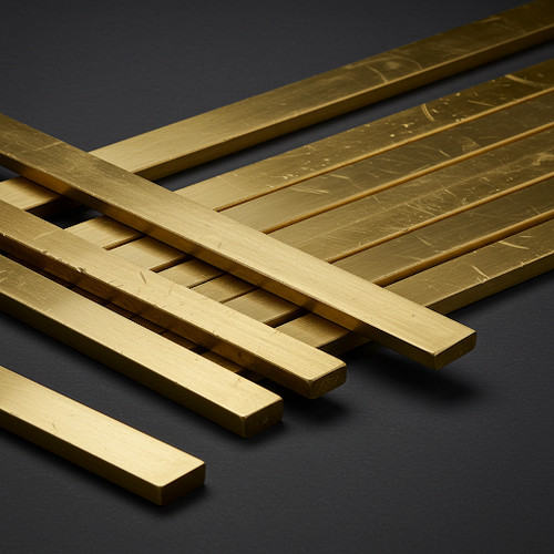 Brass flat bar 10mm - 10mm, cz121