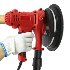 1200W Electric Drywall Sander Automatic Vacuum Dust Collection Systm w/LED Light