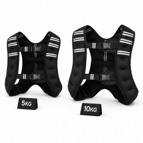 Weighted vest 5kg 10kg - 5kg,