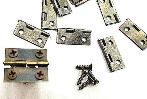 Small hinges with screws - with,