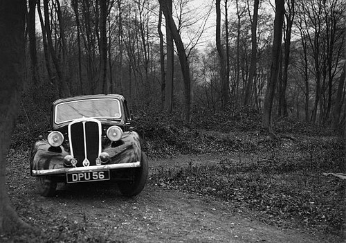 Old large motor racing photo - large,