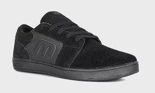 etnies Cresta Black Suede Skateboard Trainers UK Size 7.5 RRP £80.00 Free P&P