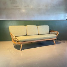 RETRO VINTAGE ERCOL STUDIO COUCH SOFA DAY BED REFURB'D GREEN  #4704