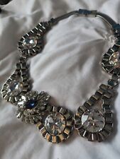 Mawi London Silver/Crystal Statement Designer Necklace