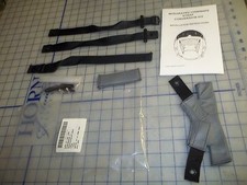 lot of 2 new gentex HGU-55/P HGU-68/P chin strap nape set pilot flight helmet LG