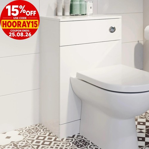 Modern toilet unit btw back - btw, to