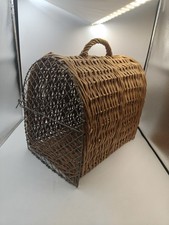 Vintage Brown Wicker Rattan