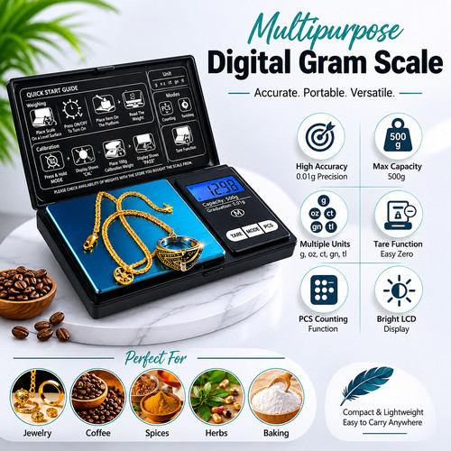 01g 500g digital weighing - digital,