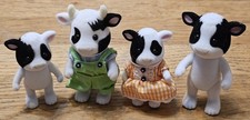 Sylvanian Cow Family Figures