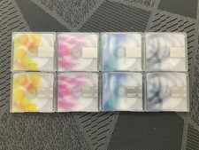 8 TDK Minidiscs Colour 80 Mins MD Minidisk MD80  Recordable HO Series Marble