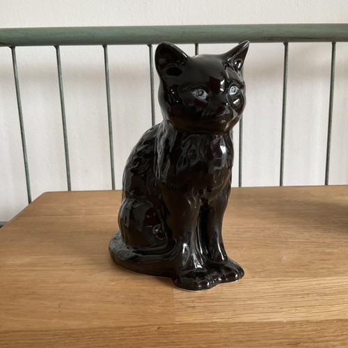 Vintage sylvac black cat 1086 - black,