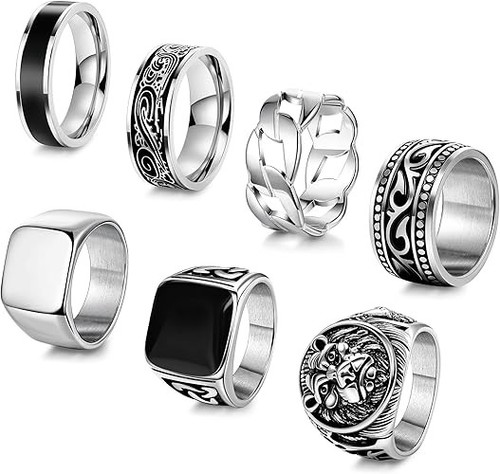 7pcs stainless steel - stainless, vintage