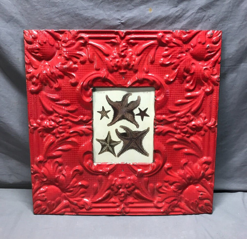 Antique tin ceiling metal 8x10 - antique,