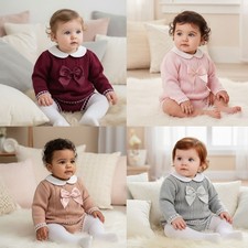 Baby Girl Outfit Set Knitted