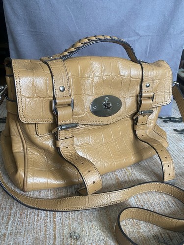 Mulberry camel croc alexa - camel,