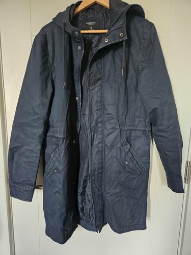 Primark navy coat m - coat,