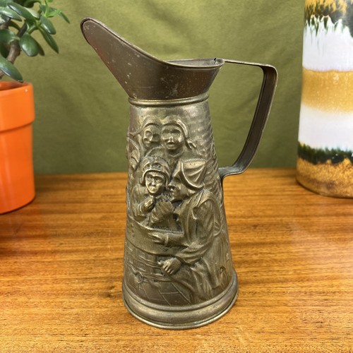 Vintage peerage brass jug - vintage,